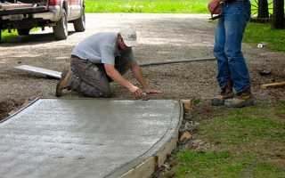 Как приготовить цементный раствор для садовых дорожек